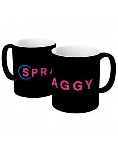 Spraggy Name Logo Black Mug